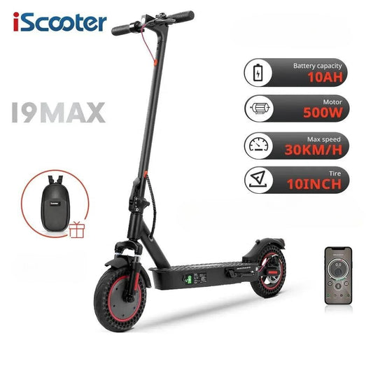 Elsparkcykel - iScooter I9Max -36v-kraftfull motor - AlltSmart