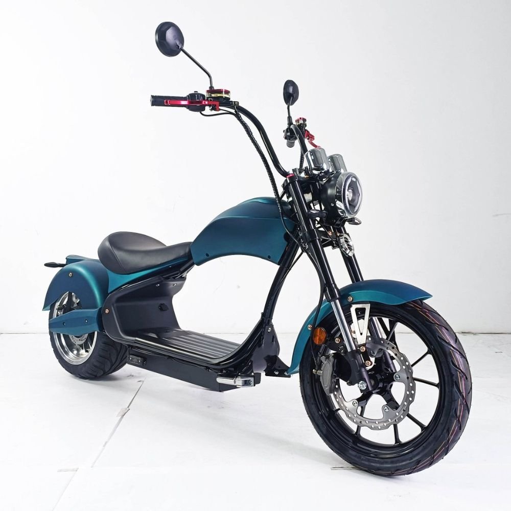 Elmoped - MH3 Electric Chopper Scooter: Kraftfull 4000W Motor - AlltSmart