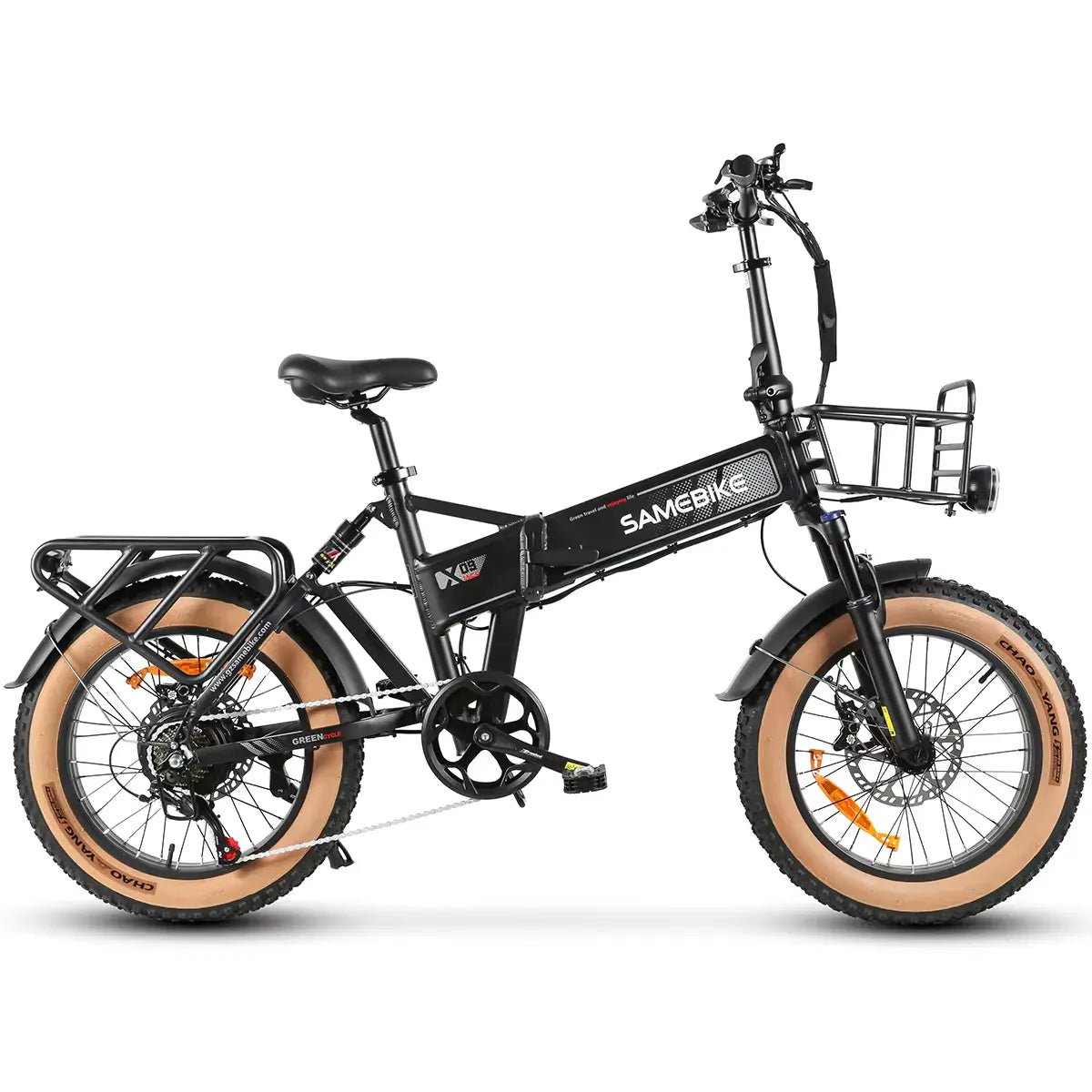 Hopvikbar Elcykel med Breda Däck - AlltSmart