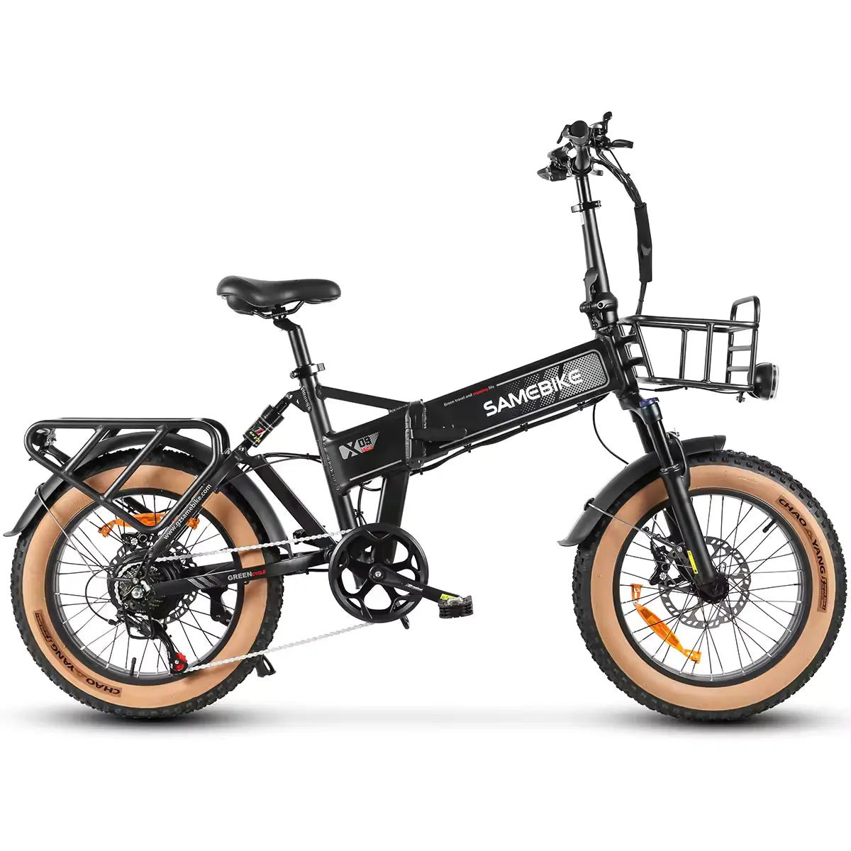 Hopvikbar Elcykel med Breda Däck - AlltSmart