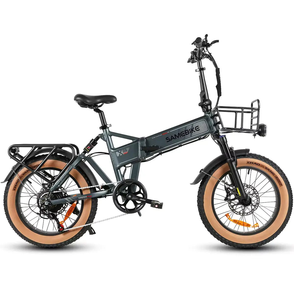 Hopvikbar Elcykel med Breda Däck - AlltSmart