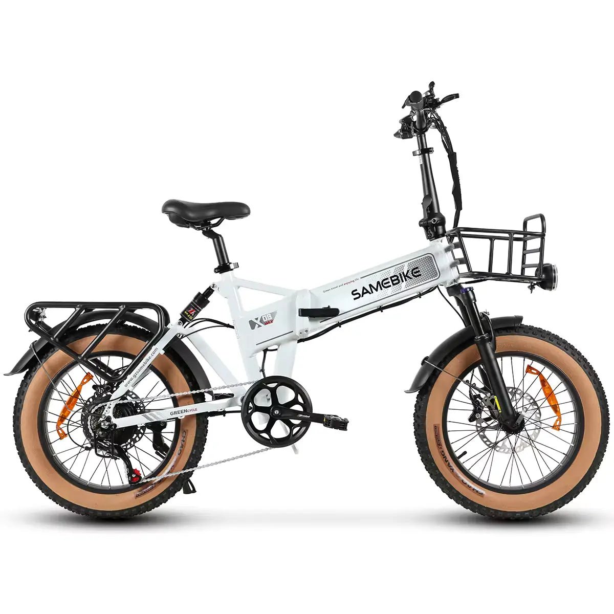 Hopvikbar Elcykel med Breda Däck - AlltSmart