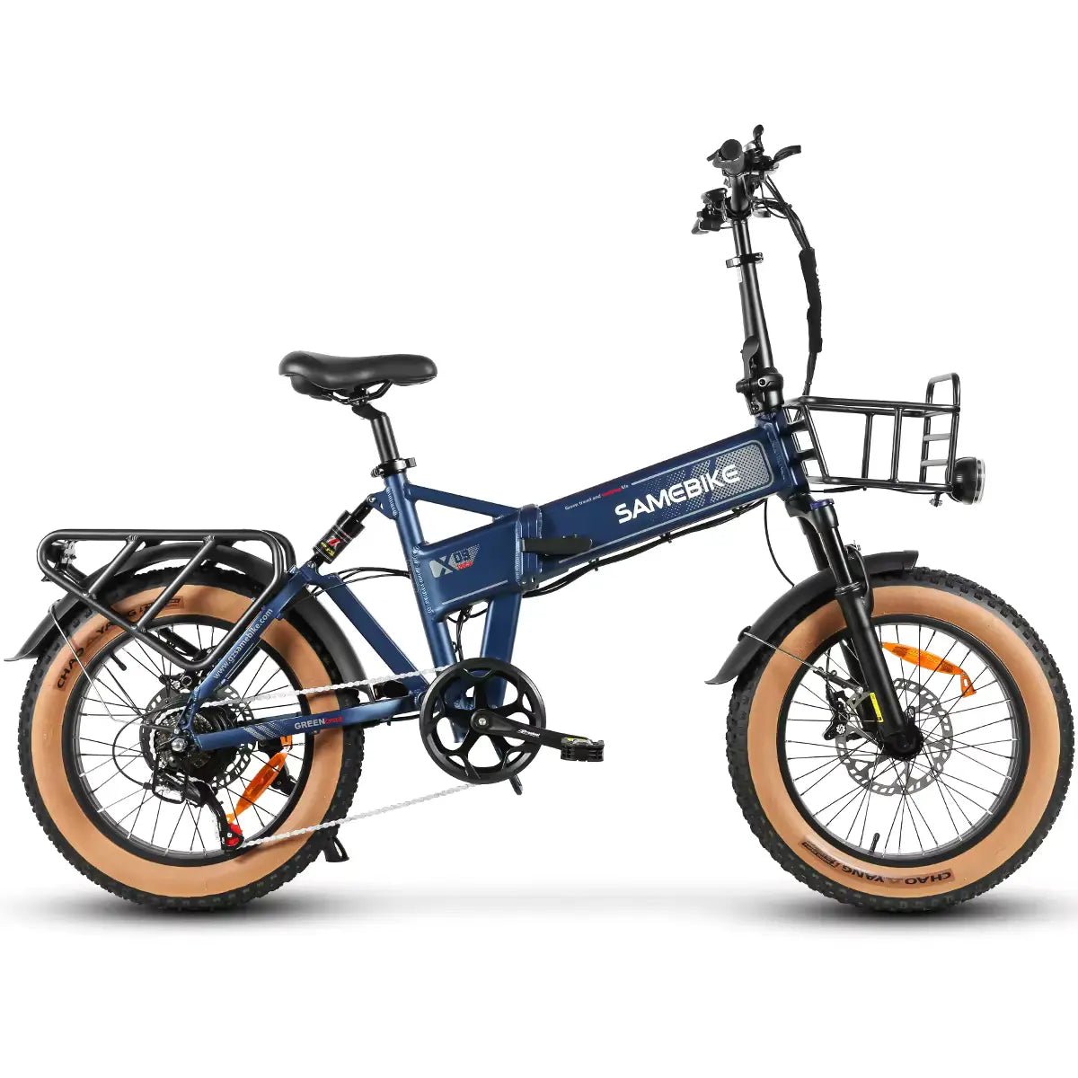 Hopvikbar Elcykel med Breda Däck - AlltSmart
