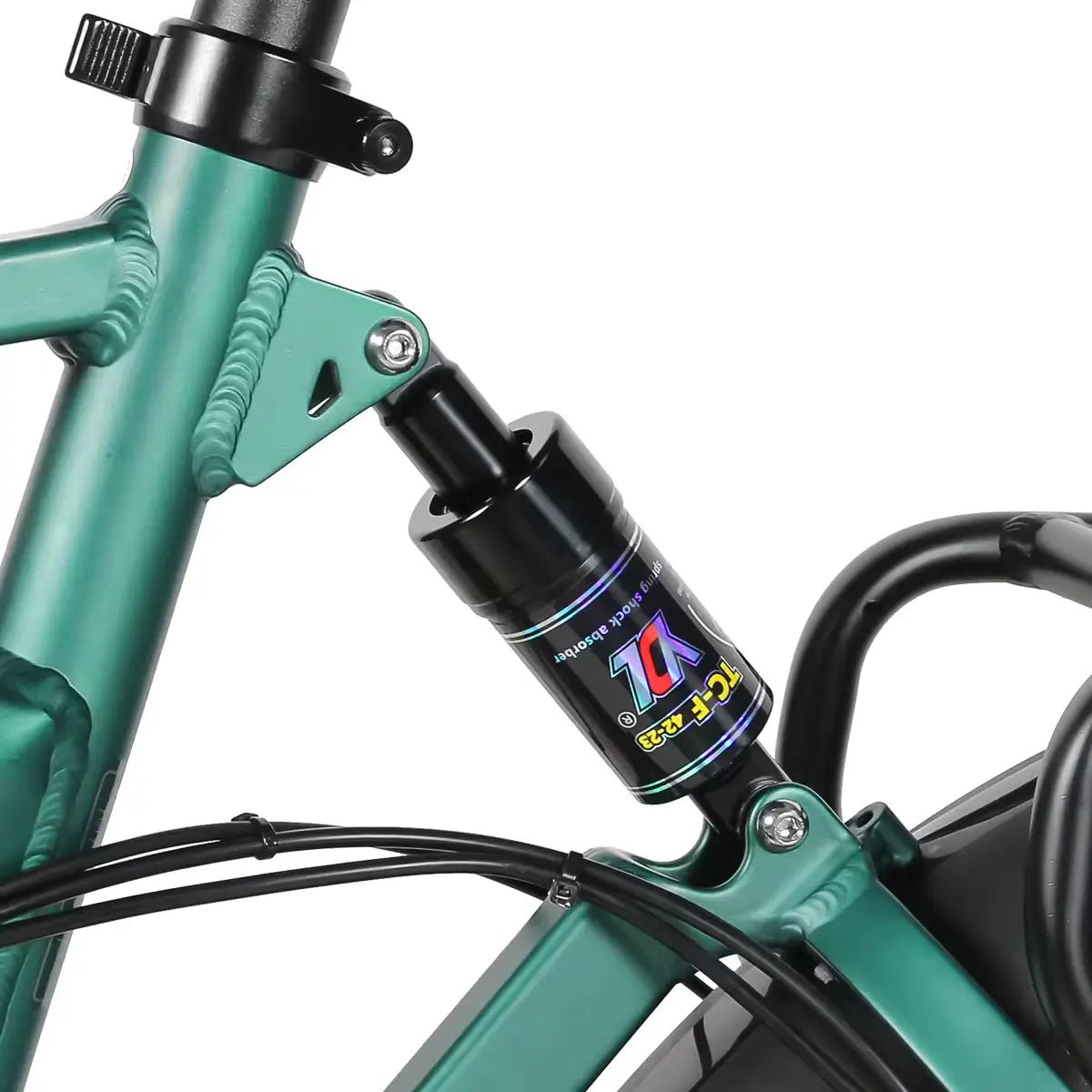 Hopvikbar Elcykel med Breda Däck - AlltSmart