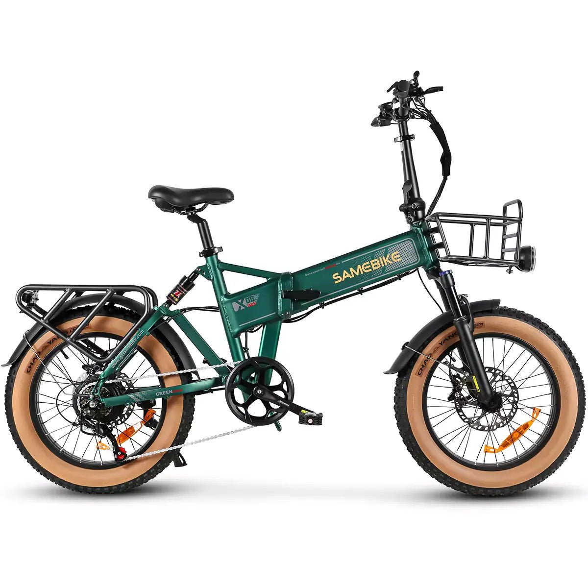 Hopvikbar Elcykel med Breda Däck - AlltSmart