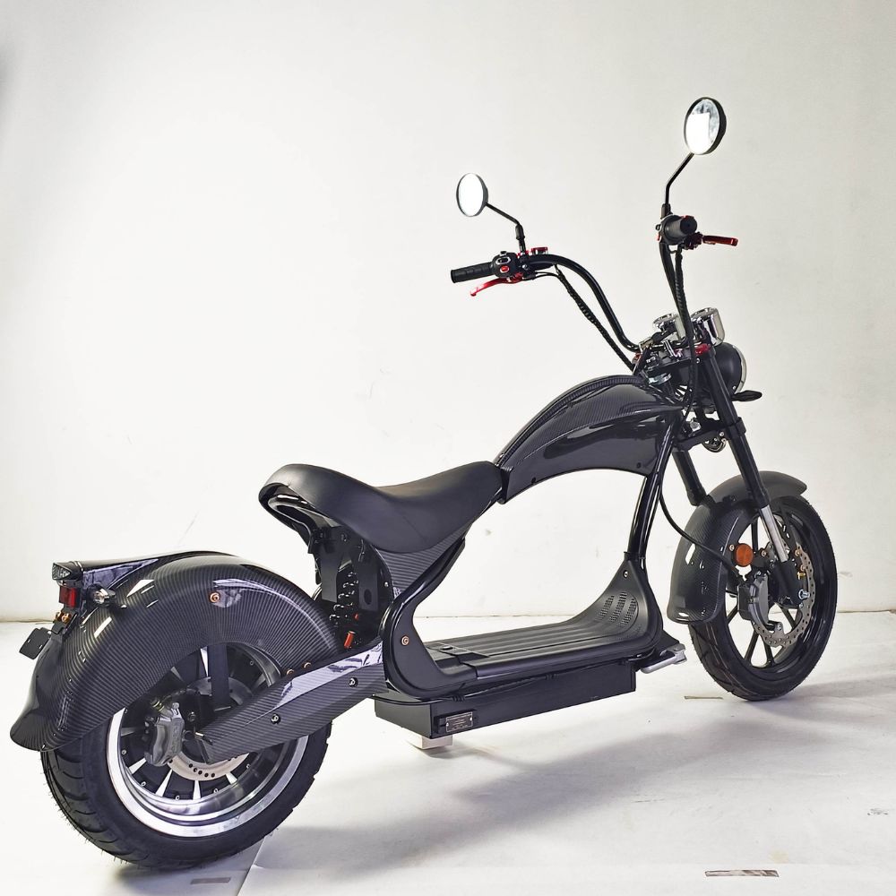 Elmoped - MH3 Electric Chopper Scooter: Kraftfull 4000W Motor - AlltSmart