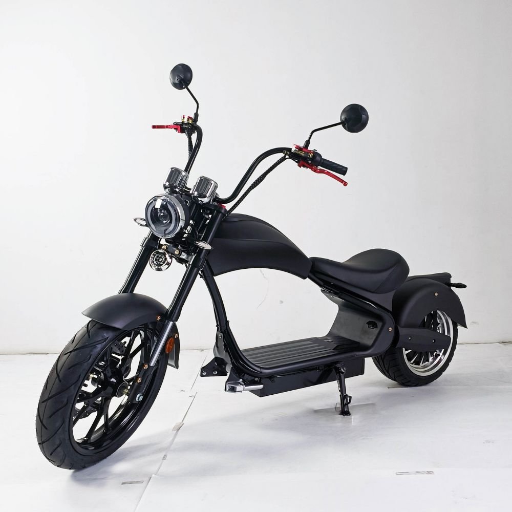 Elmoped - MH3 Electric Chopper Scooter: Kraftfull 4000W Motor - AlltSmart