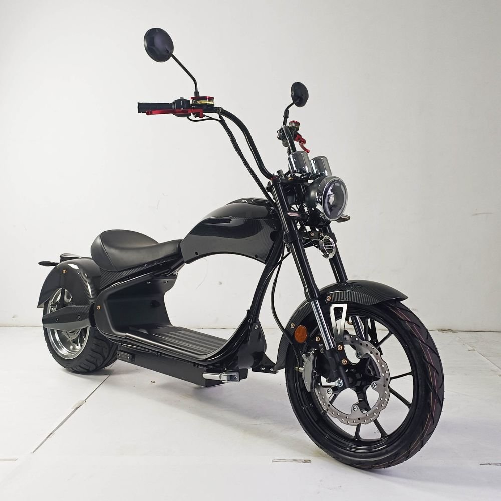 Elmoped - MH3 Electric Chopper Scooter: Kraftfull 4000W Motor - AlltSmart