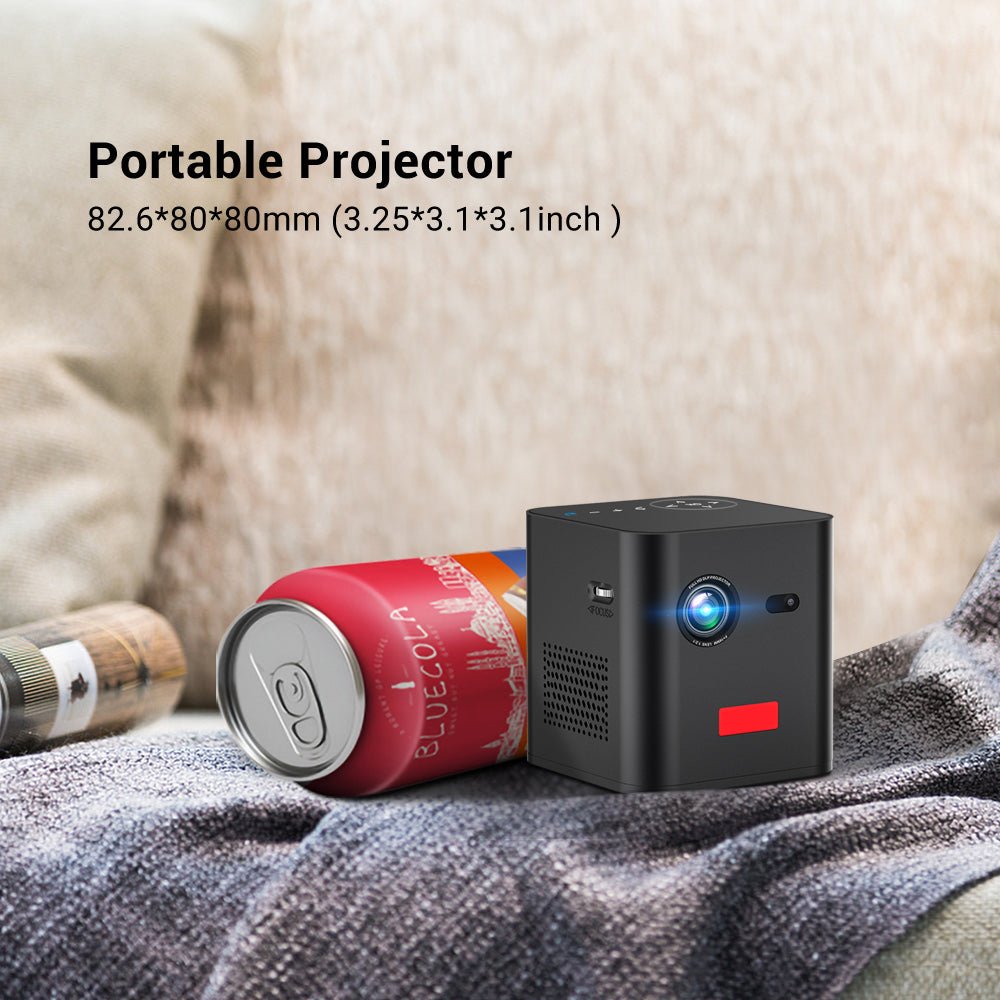 Mobil Mini Projektor DLP P19 - ROF 3D/4K - AlltSmart