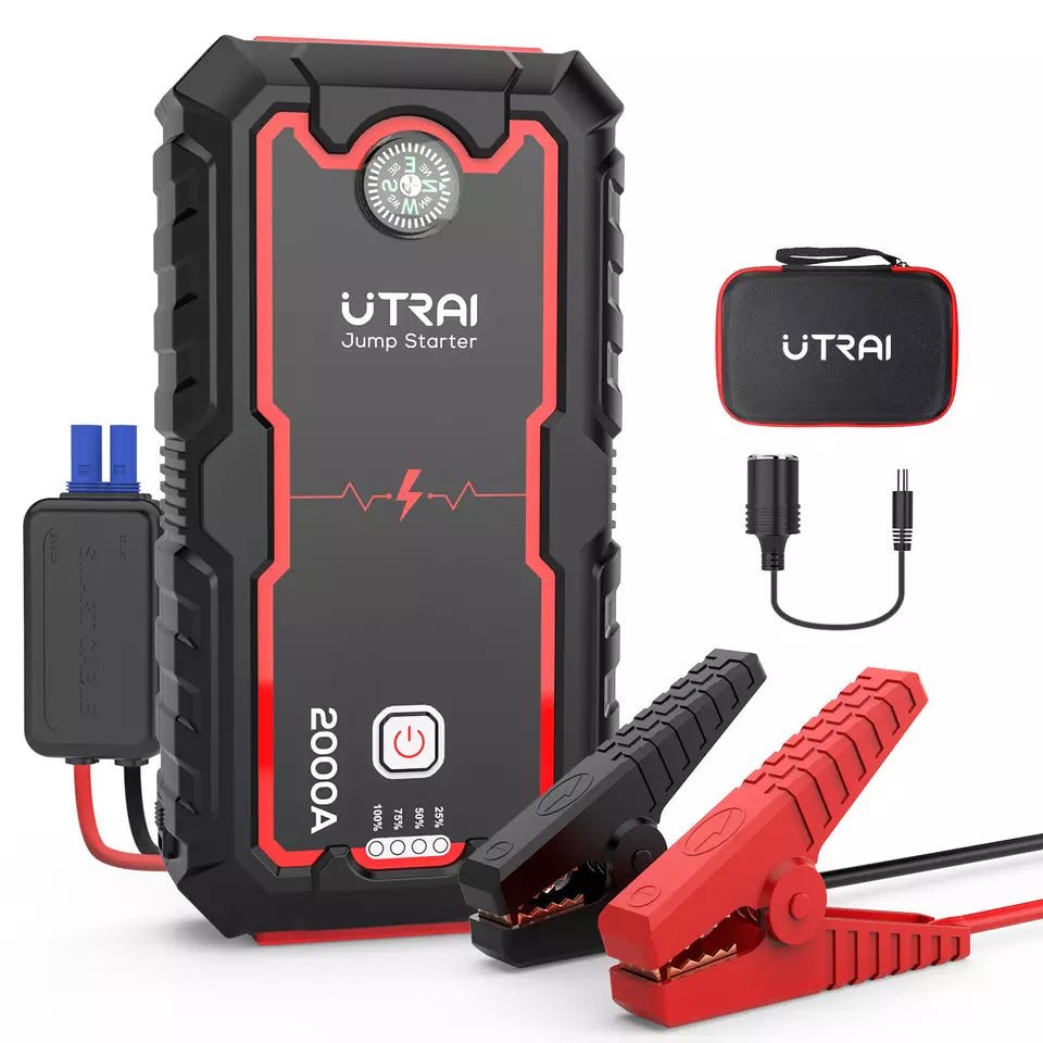 Starthjälp - Power Bank 2000A/22000 mAh Jump Starter - 12V - AlltSmart